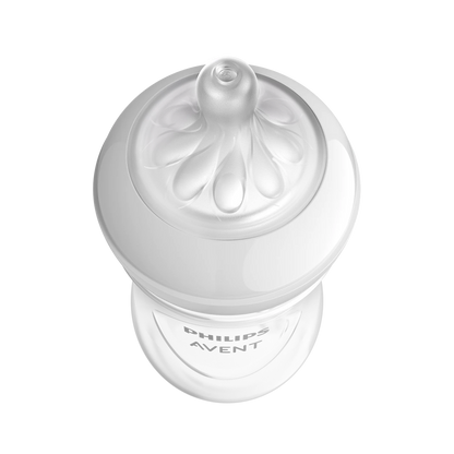 Philips Avent Natural Response Baby Bottle – 260ml, BPA-Free Milk Bottle with Teat for Babies 1 Month+ (Model SCY903/01)